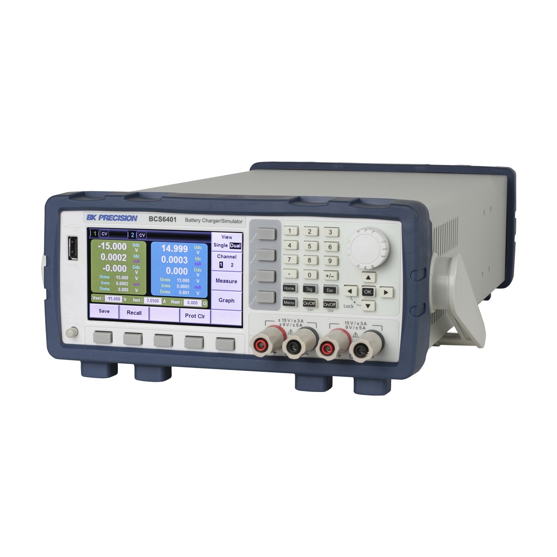 BK PRECISION BCS6401 90W 듀얼 채널 배터리 충전기,시뮬레이터 (채널당 45W)