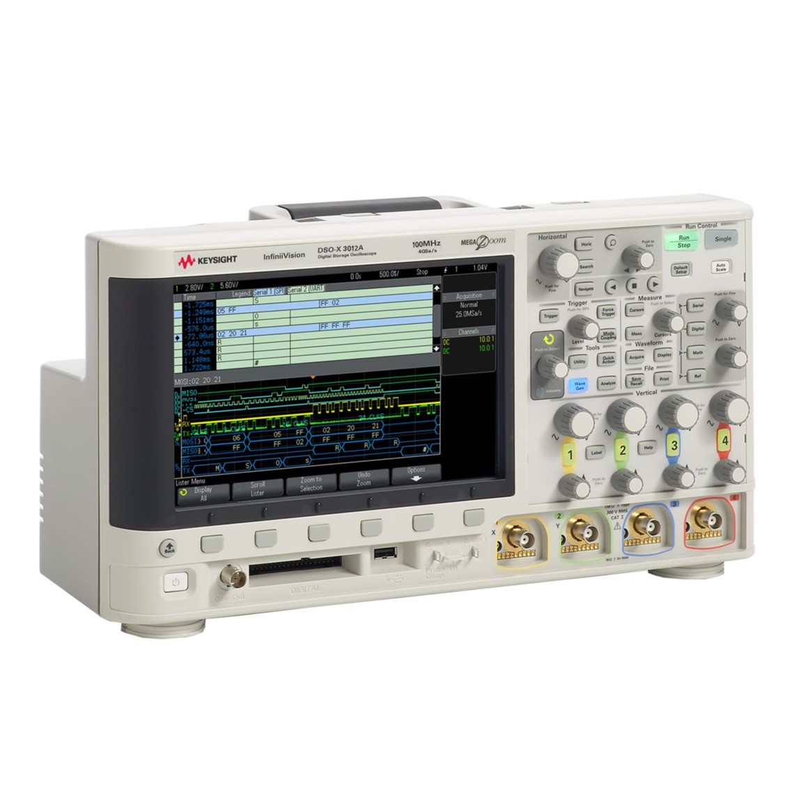 KEYSIGHT DSOX3012A 2채널/100MHz 디지털 오실로스코프