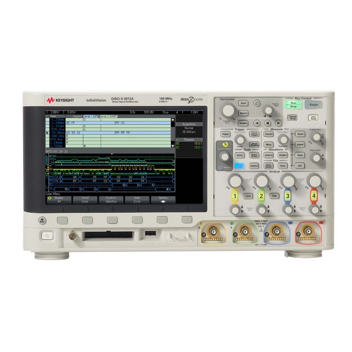 KEYSIGHT DSOX3034A 4채널/350MHz 디지털 오실로스코프