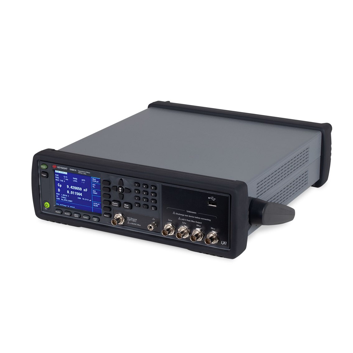 KEYSIGHT E4981A-001 고성능 커패시턴스미터 120Hz/1kHz/1MHz Capacitance meter