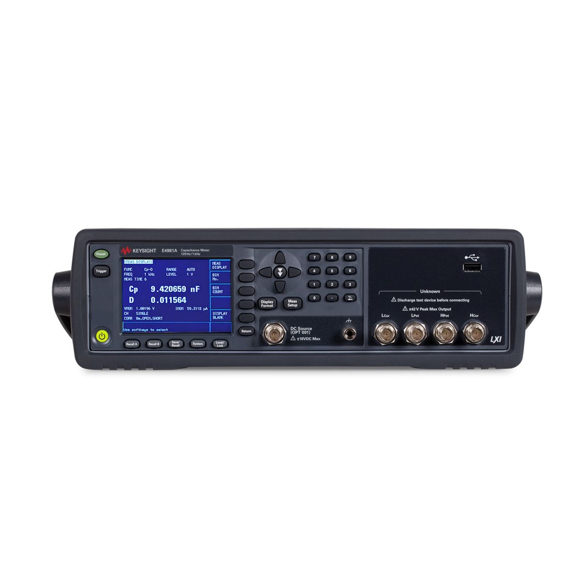 KEYSIGHT E4981A-002 고성능 커패시턴스미터, 120Hz/1kHz Capacitance meter