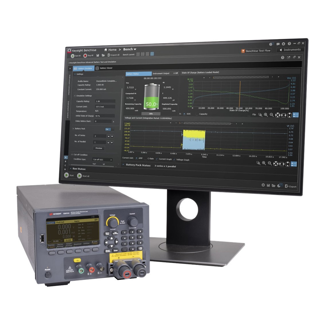 KEYSIGHT E36731A 배터리 에뮬레이터 및 프로파일러, Battery Emulator