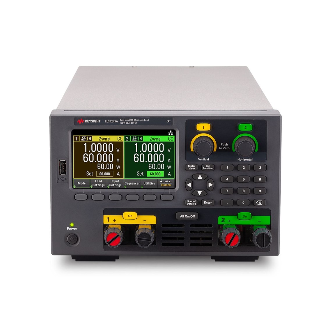 KEYSIGHT EL34243A DC 전자로드 150V/60A/300W DC전자로드