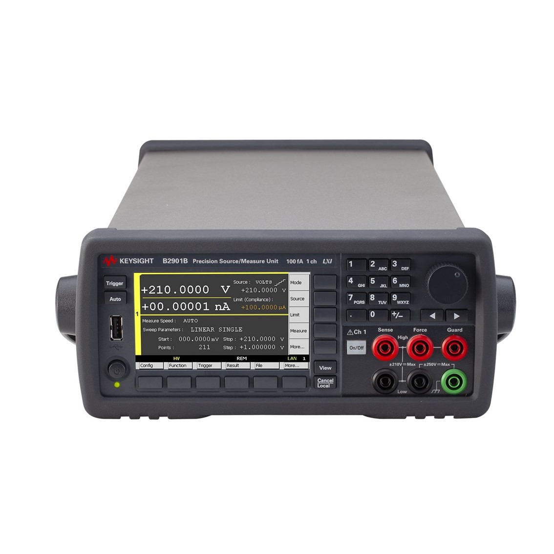 KEYSIGHT B2901BL 1채널, 1pA분해능, 21V, 1.5A 정밀소스 측정장치