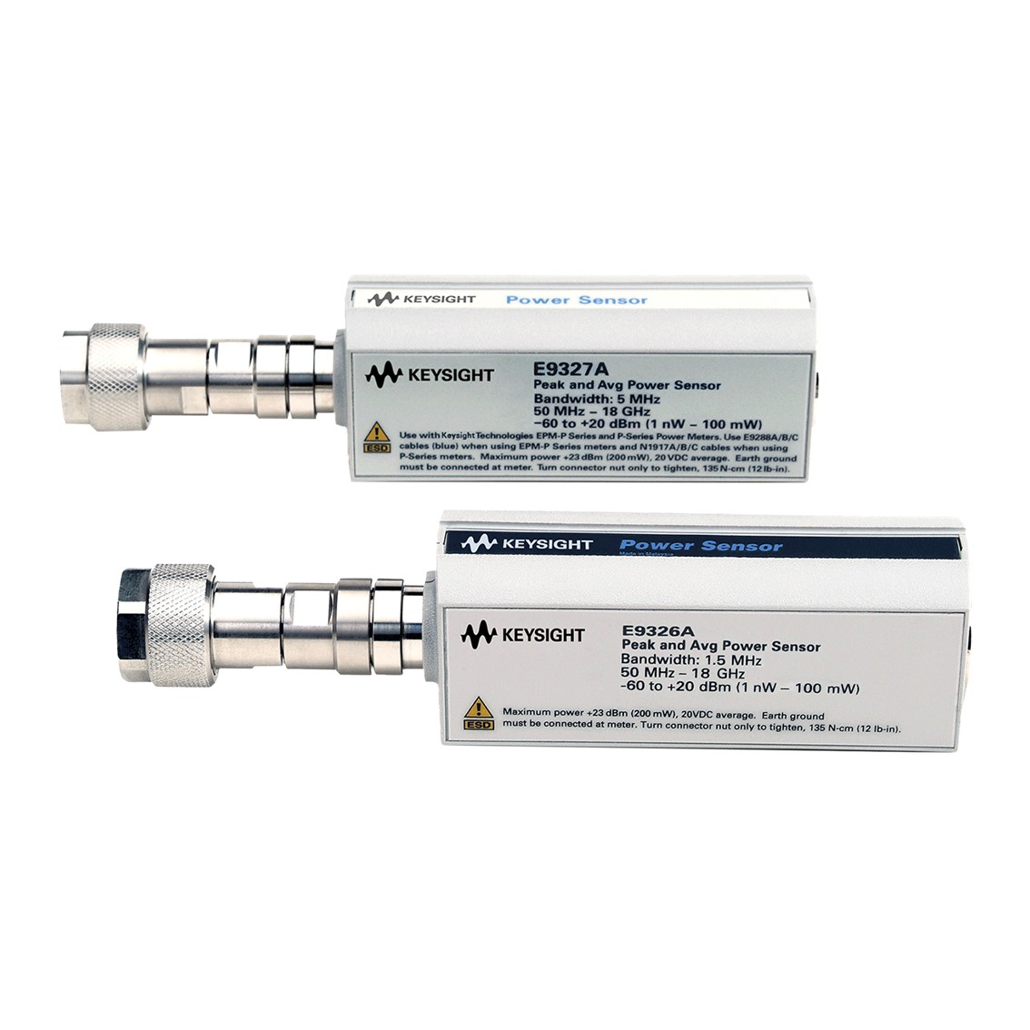 KEYSIGHT E9327A 피크 및 평균파워센서 전력센서 50MHz ~ 18GHz, 5MHz