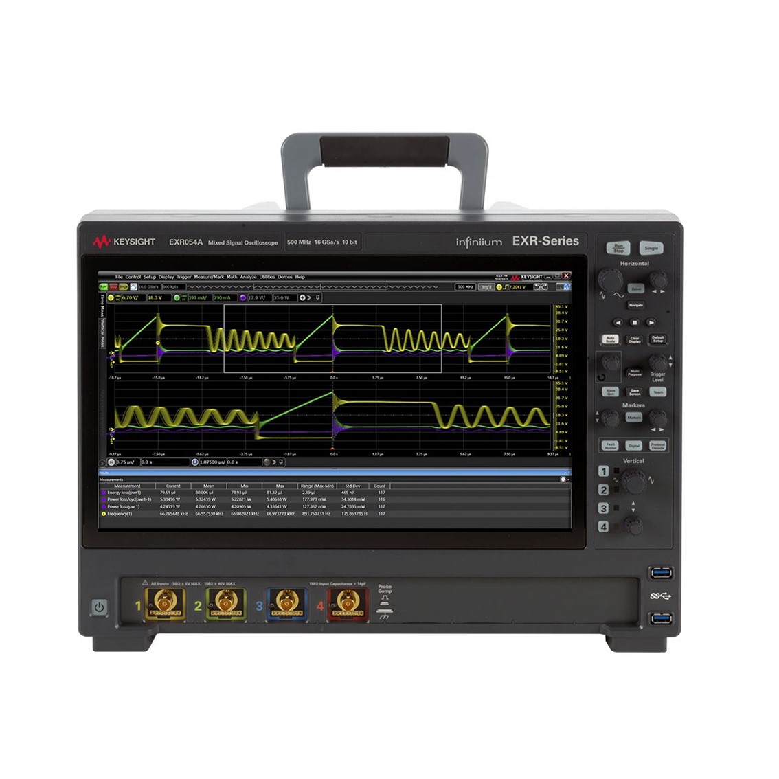 KEYSIGHT EXR104A 4채널/1GHz 오실로스코프
