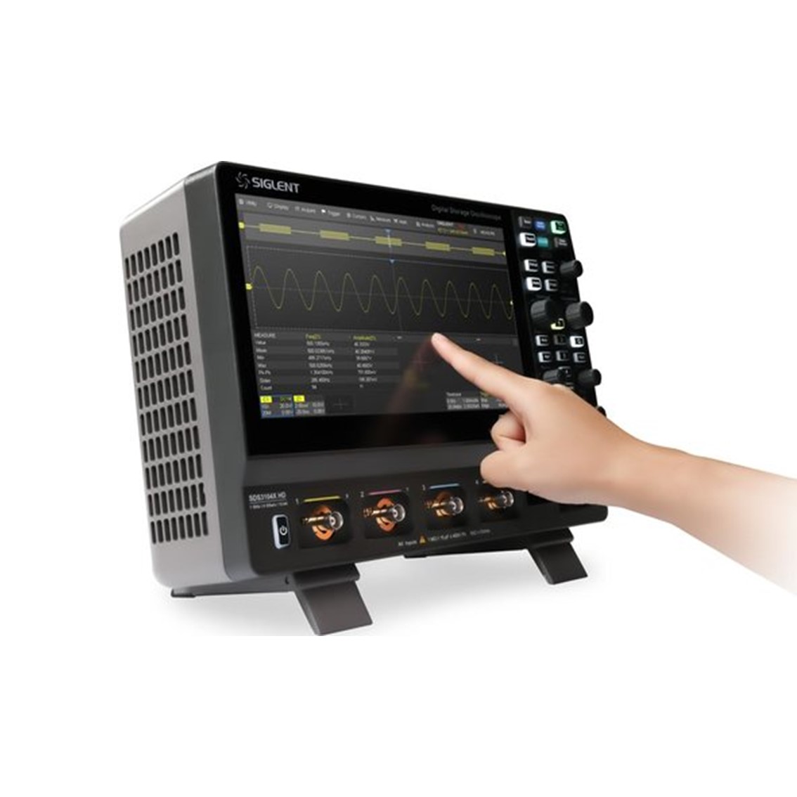 SIGLENT SDS3034X HD 오실로스코프 4채널, 350MHz, 4GSa/s, 12-bit, 400Mpts