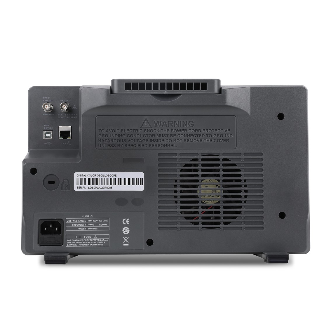 SIGLENT SDS2104X HD 오실로스코프 4채널, 100MHz, 2GSa/s, 12-bit, 200Mpts