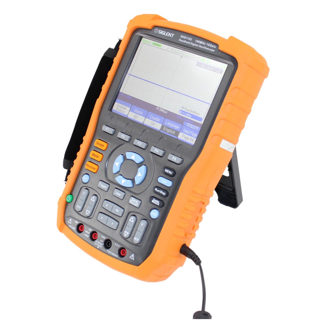 SIGLENT SHS1202X 휴대용 오실로스코프 2채널, 200MHz, 1GSa/s, 12M