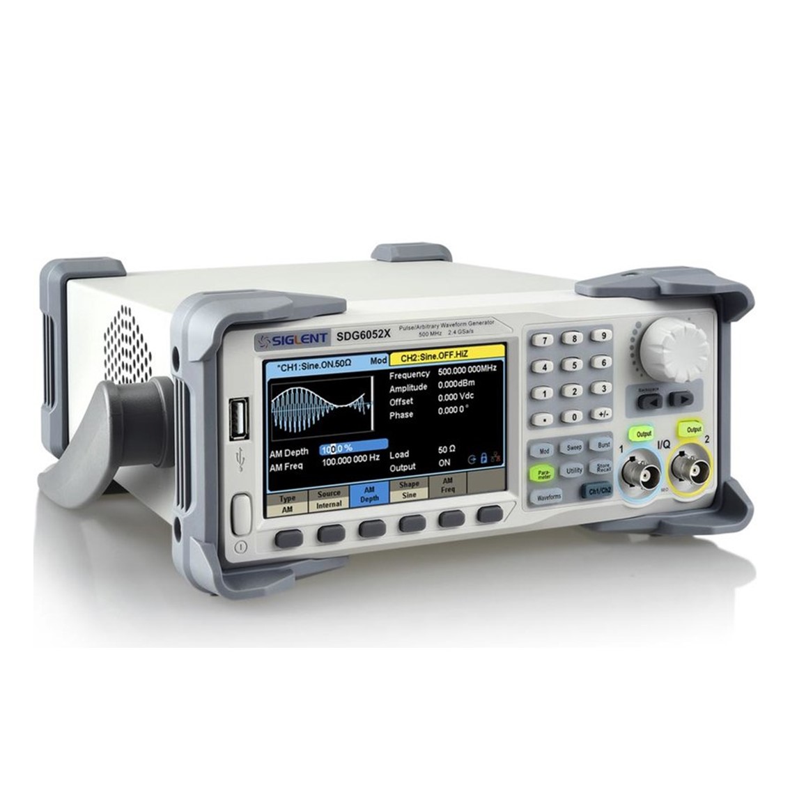 SIGLENT SDG6052X 임의파형발생기 2채널/500MHz/2.4GSa/s/16bit