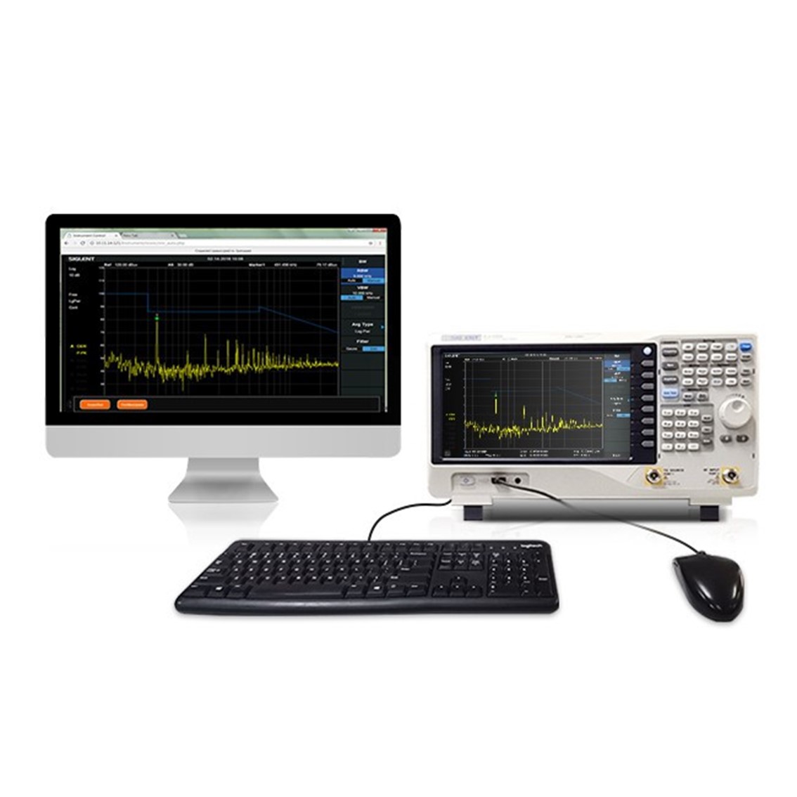 SIGLENT SSA3015X Plus 스펙트럼 분석기 9KHz-1.5GHz / -98dBc