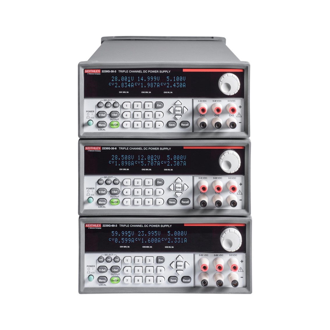 TEKTRONIX 2230G-30-1 3채널 DC파워서플라이 3CH/30V/5A