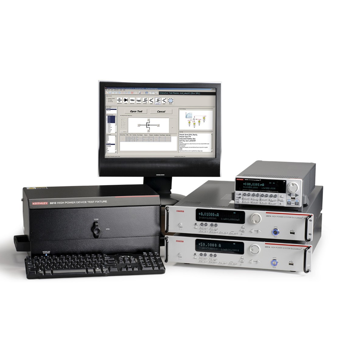 TEKTRONIX 2600-PCT-3B PCT 파라메트릭 커브 트레이서 고전압 3kV, 120mA-200V, 10A