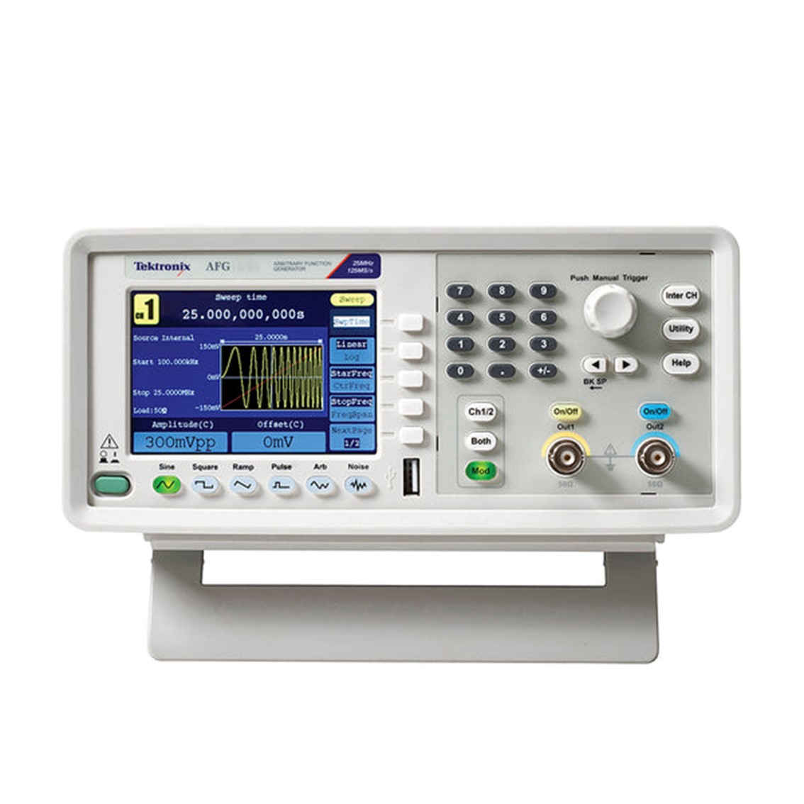 TEKTRONIX AFG1062 임의파형발생기,함수발생기 2채널, 60MHz, 300MSa/s, 8k