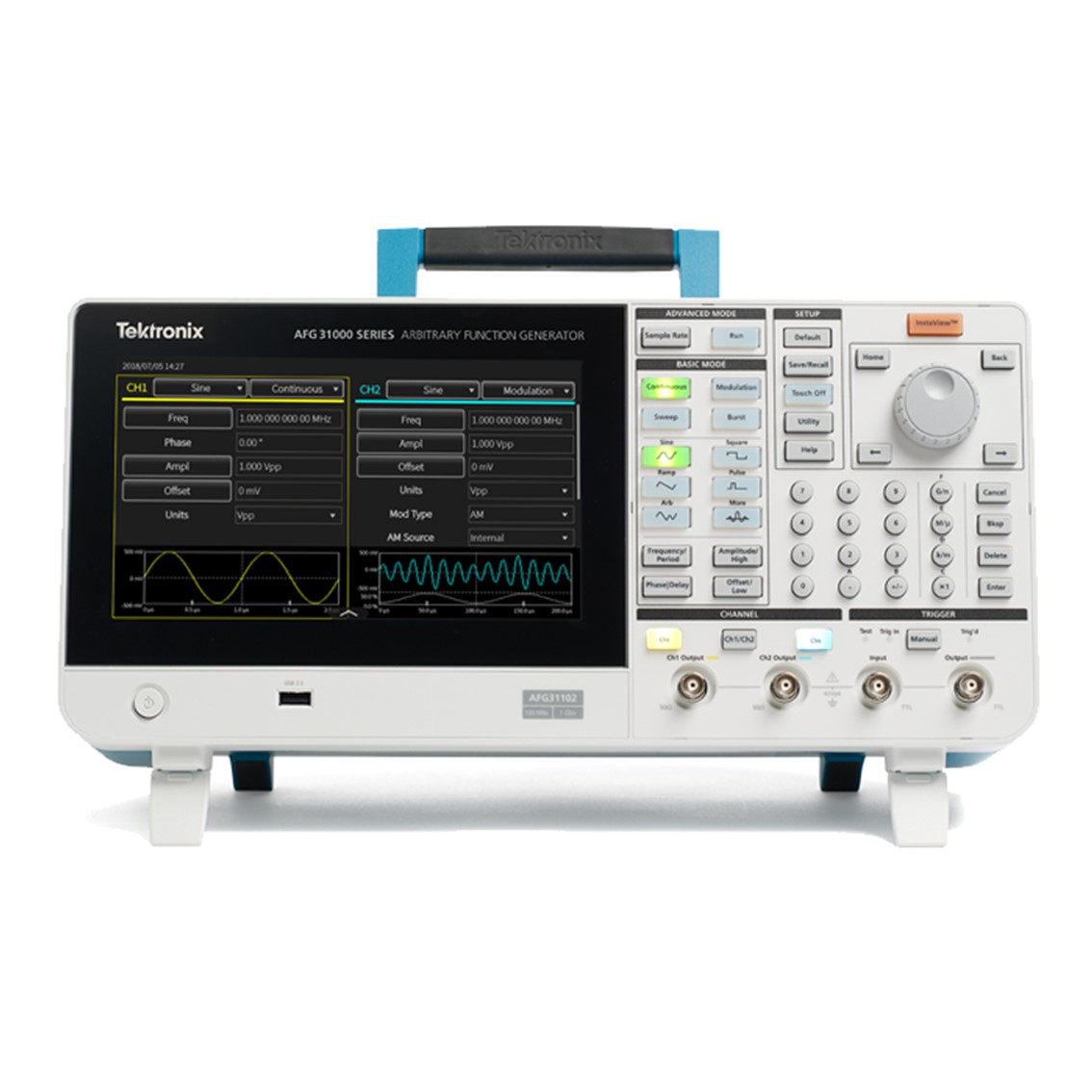 TEKTRONIX AFG31101 임의파형발생기,함수발생기 1채널, 100MHz, 1GSa/s, 16Mpts