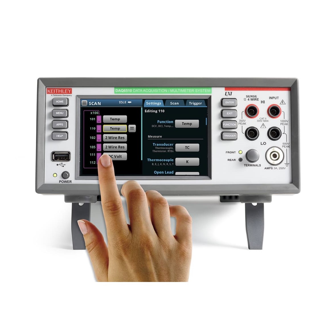 TEKTRONIX DAQ6510/7700 20CH 데이터수집, 멀티미터시스템