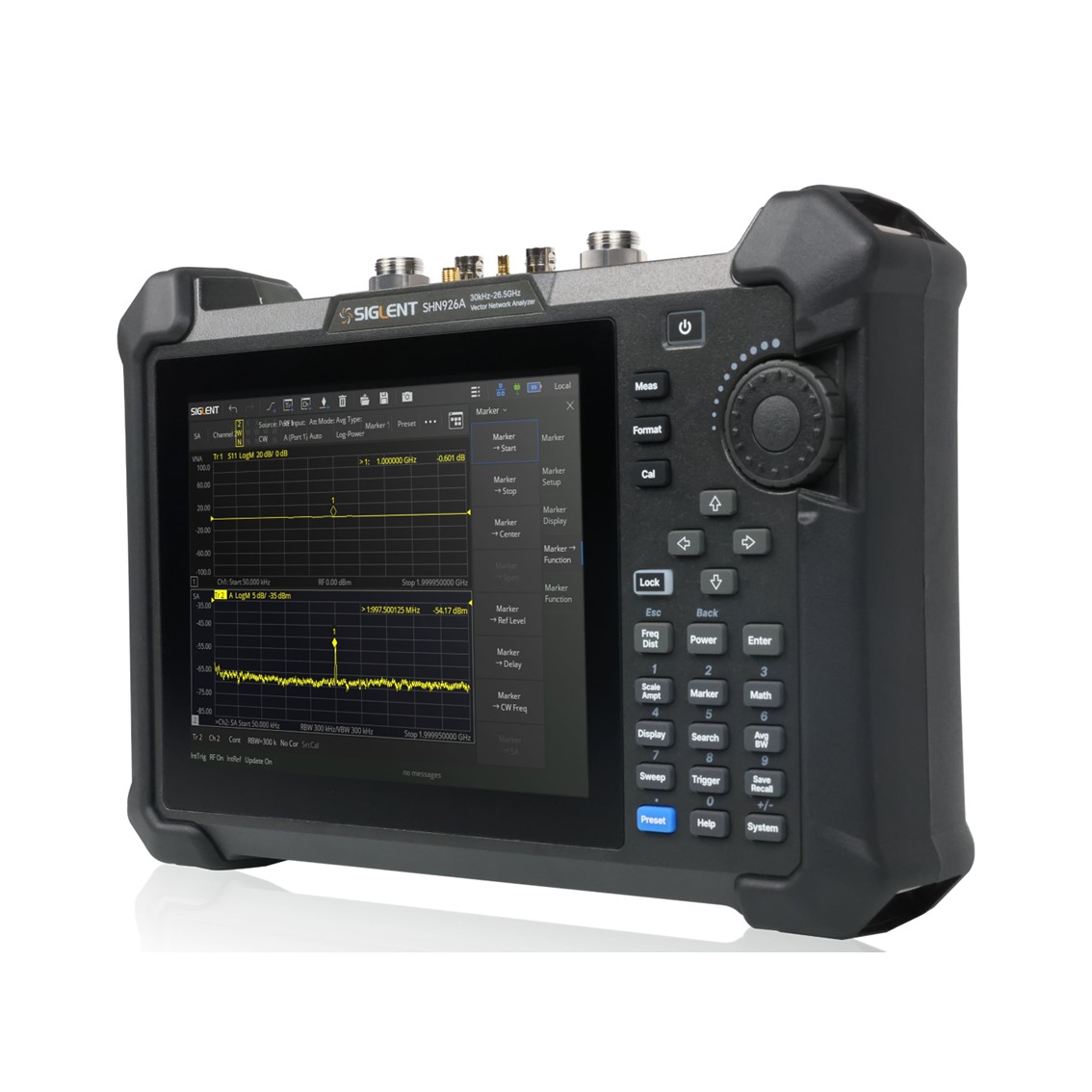 SIGLENT SHN920A 휴대용 벡터 네트워크 분석기 30kHz-20GHz/100dB/2포트