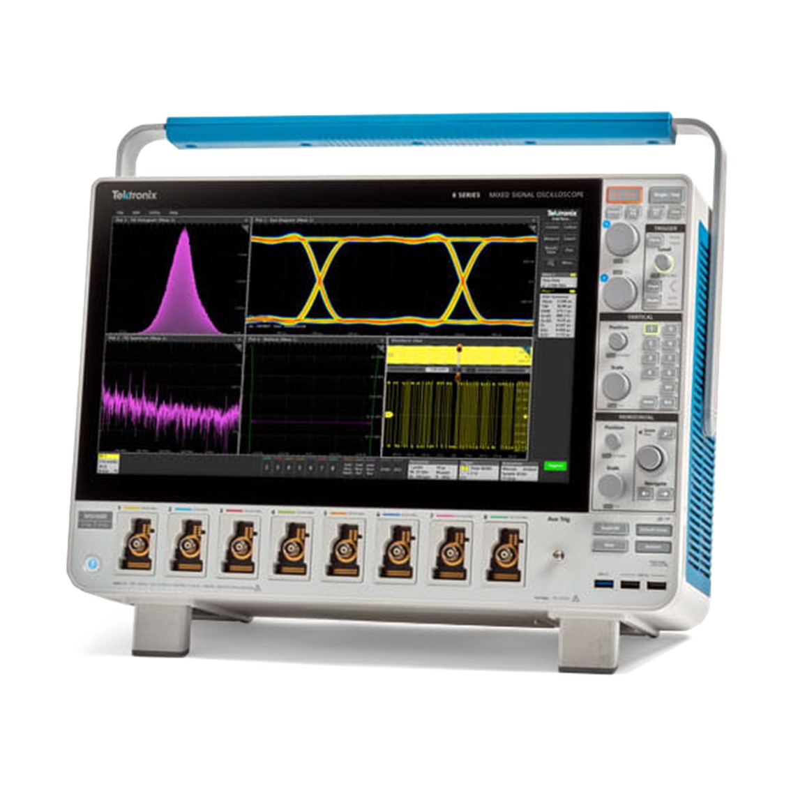 TEKTRONIX MSO58B 5-BW-2000 오실로스코프 8CH, 2GHz, 6.25GS, 62.5M, 디지탈32채널