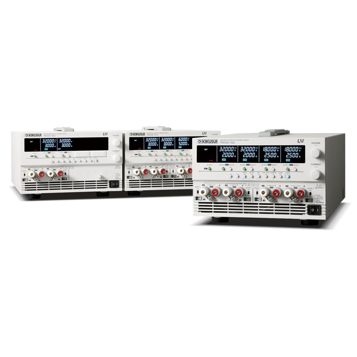 KIKUSUI PMX32-3DU 217V 2채널 DC파워서플라이 32V/3A, 32V/3A INPUT 217V DC전원공급기