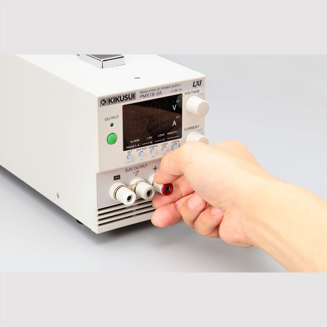 KIKUSUI PMX32-3DU 234V 2채널 DC파워서플라이 32V/3A, 32V/3A INPUT 234V DC전원공급기