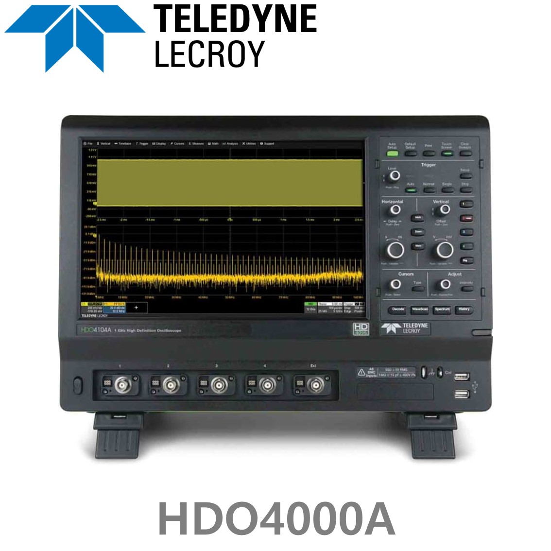 LECROY HDO4054A 고화질 오실로스코프 4CH,500MHz,10GS,12.5Mpts,12Bit