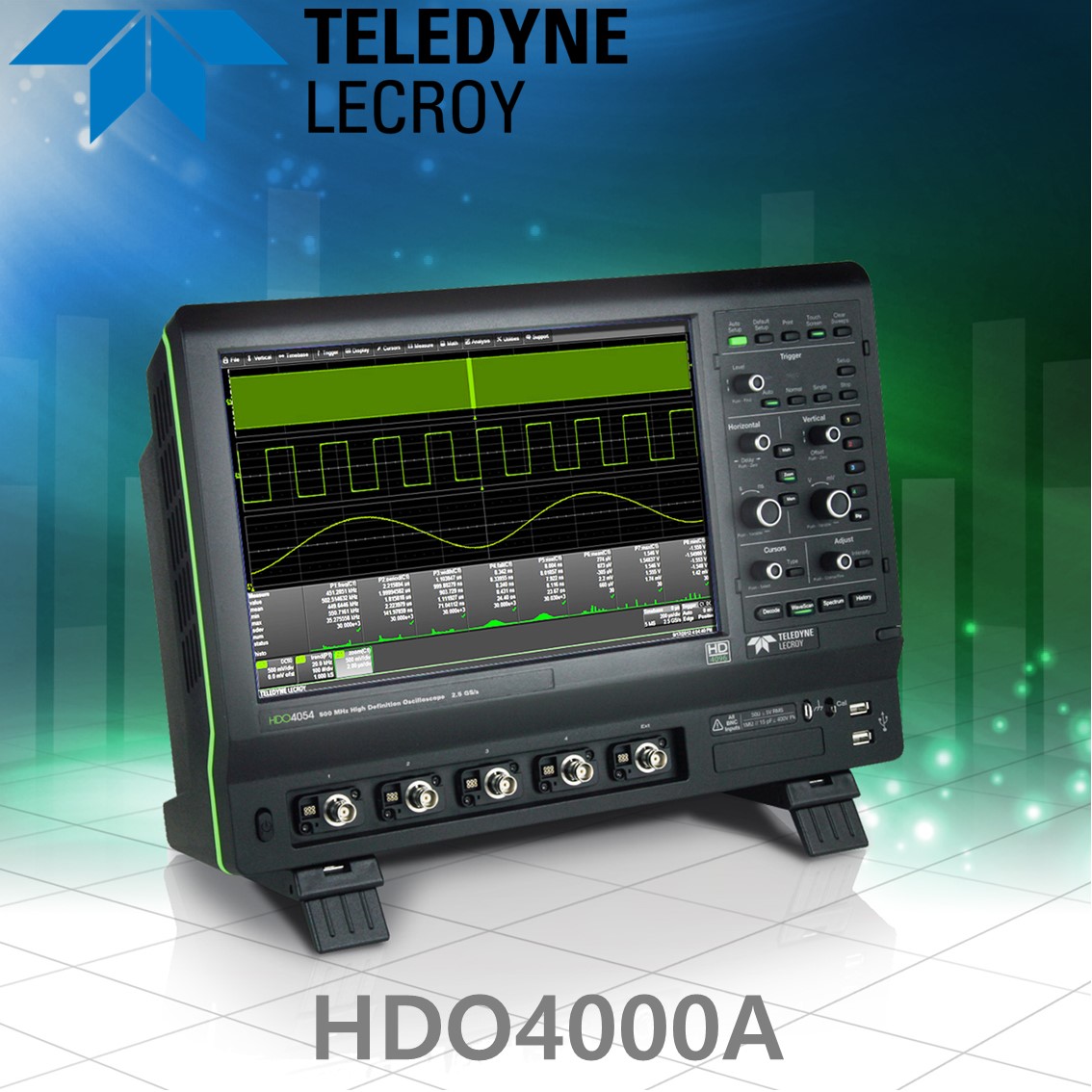 LECROY HDO4054A-MS 고화질 오실로스코프 4+16CH,500MHz,10GS,12.5Mpts,2Bit