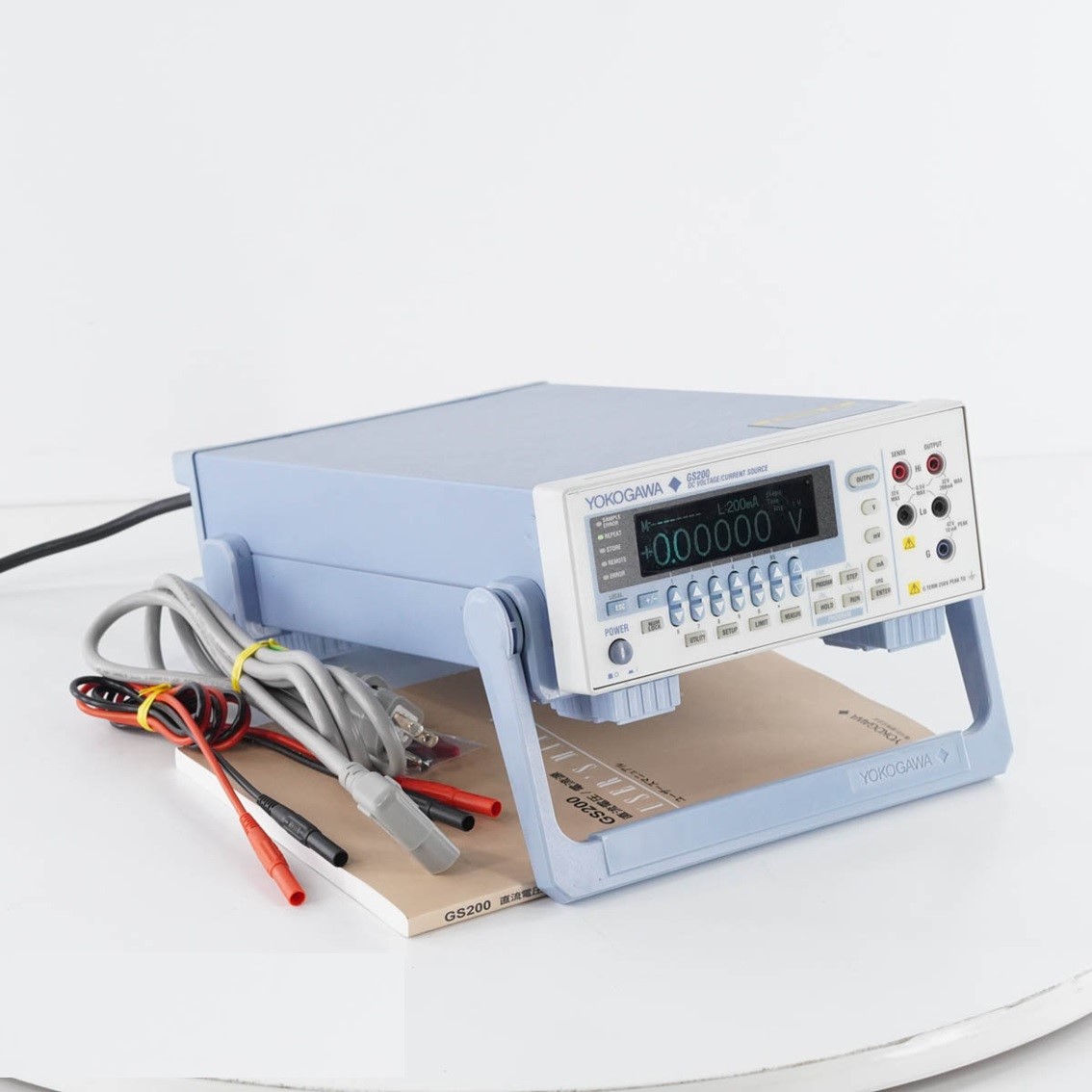 YOKOGAWA GS210 DC 전압/전류 소스 펄스 생성기, 전면패널출력