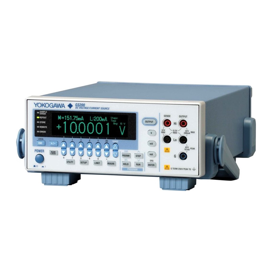 YOKOGAWA GS211 DC 전압/전류 소스 펄스 생성기, 후면패널출력
