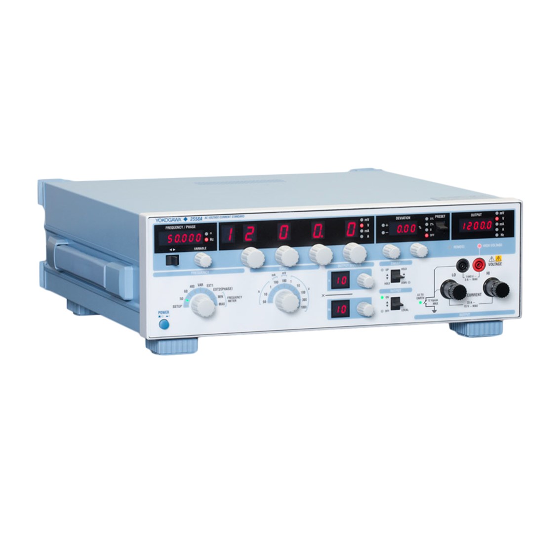 YOKOGAWA 2558A AC교정기 전압 전류 표준, 고정확도, 고안정성, 넓은출력, 넓은주파수