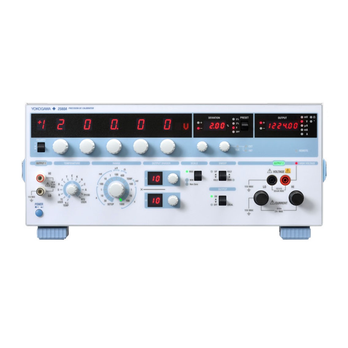 YOKOGAWA 2560A 와이드 출력 정밀 DC교정기