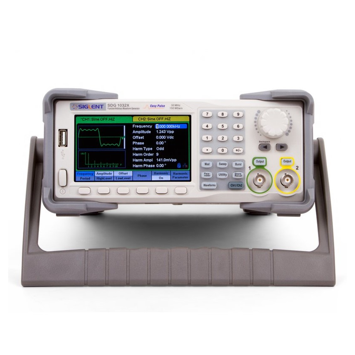 SIGLENT SDG1062X Plus 임의파형발생기 2채널,60MHz,1GSa,AWG