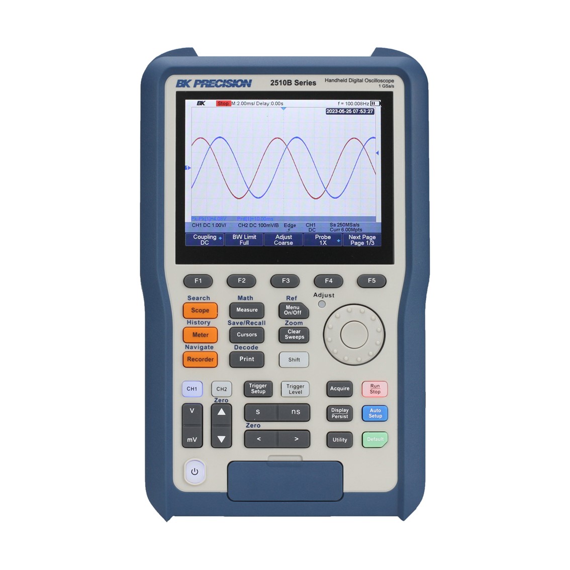 BK PRECISION 2516B 휴대형 오실로스코프 200MHz,1GSa,12Mpts