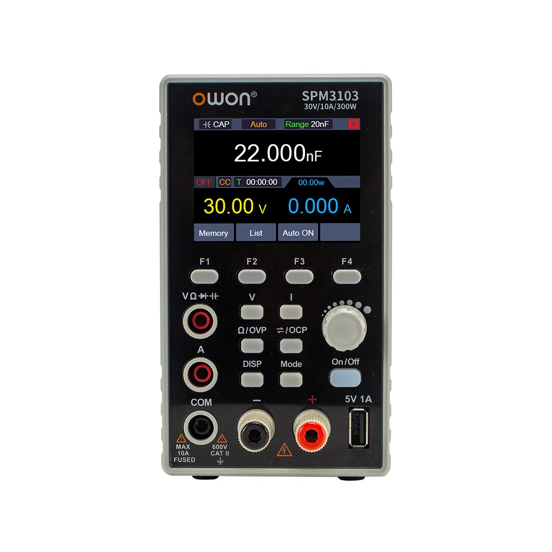 OWON SPM3051 DC파워서플라이 30V, 5A, 150W,10mV-1mA 4.5 디지탈멀티미터