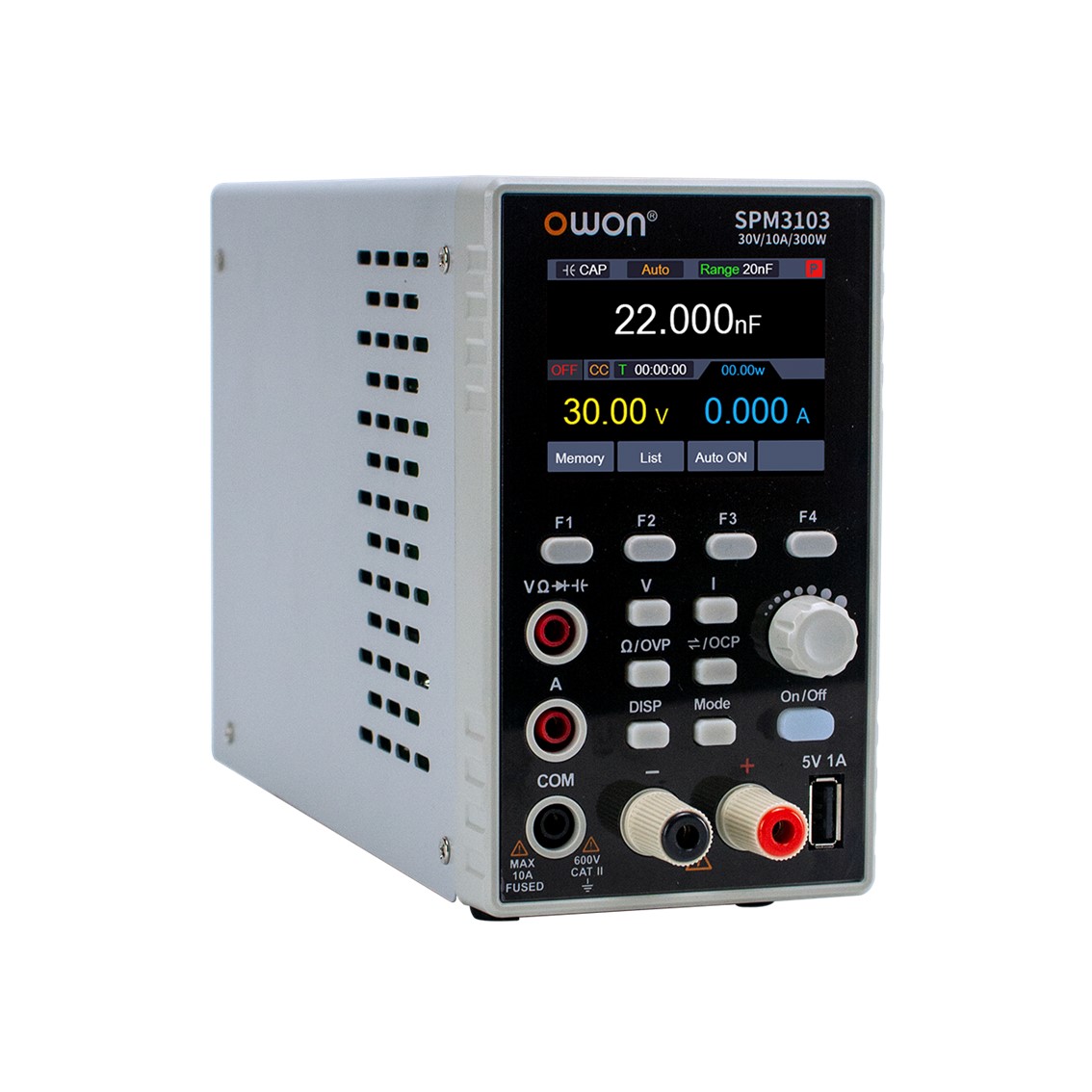 OWON SPM3103 DC파워서플라이 30V, 10A, 300W,10mV-1mA, 4.5 디지탈멀티미터