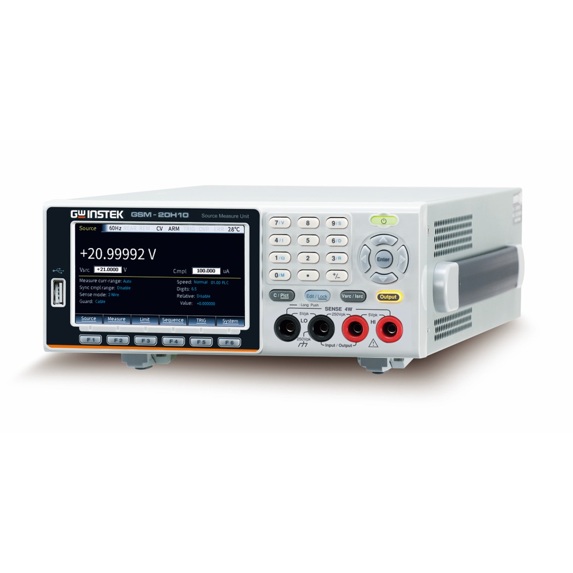 GWINSTEK GSM-20H10 GPIB 정밀소스미터 ±210V,±1.05A,22W