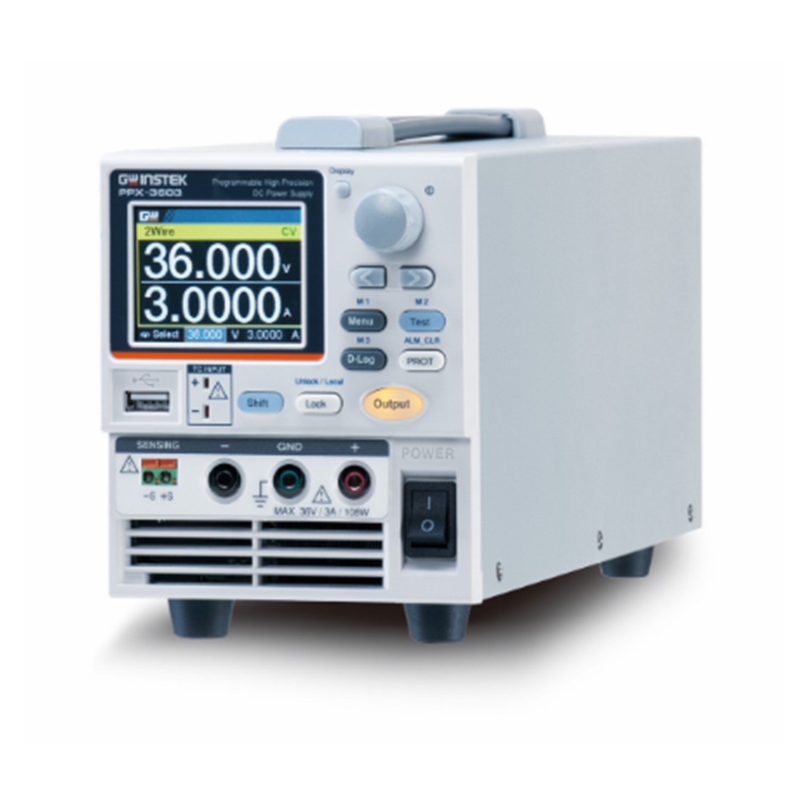 GWINSTEK PPX-3603 고정밀 DC파워서플라이 36V,3A,108W DC전원공급기