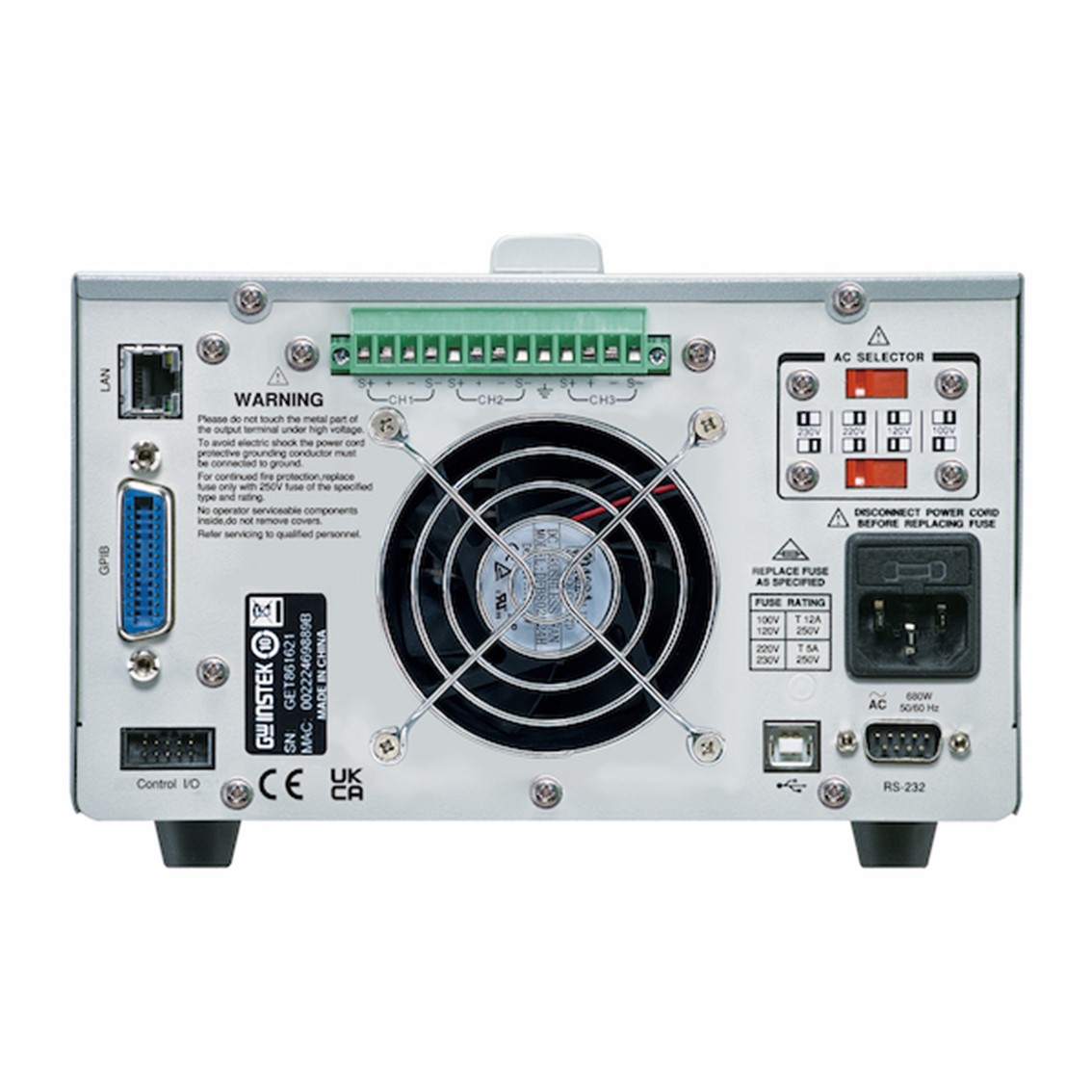 GWINSTEK GPP-3060 DC파워서플라이 3중 36V,5A*2, 1.8V,2.5V,3.3V,5V,5A,385W LAN,GPIB