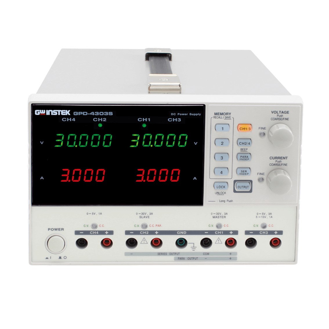 GWINSTEK GPD-2303S 2채널 DC파워서플라이 30V,3A*2,180W DC전원공급기