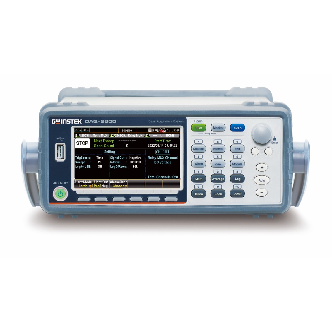 GWINSTEK DAQ-9600 GPIB 데이타로거,데이타수집시스템 6.5 디지트 DMM