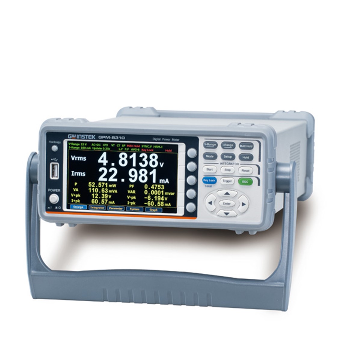 GWINSTEK GPM-8310 GPIB/DA4 AC/DC전력계, 디지털 파워 미터 RS232,USB,LAN,GPIB