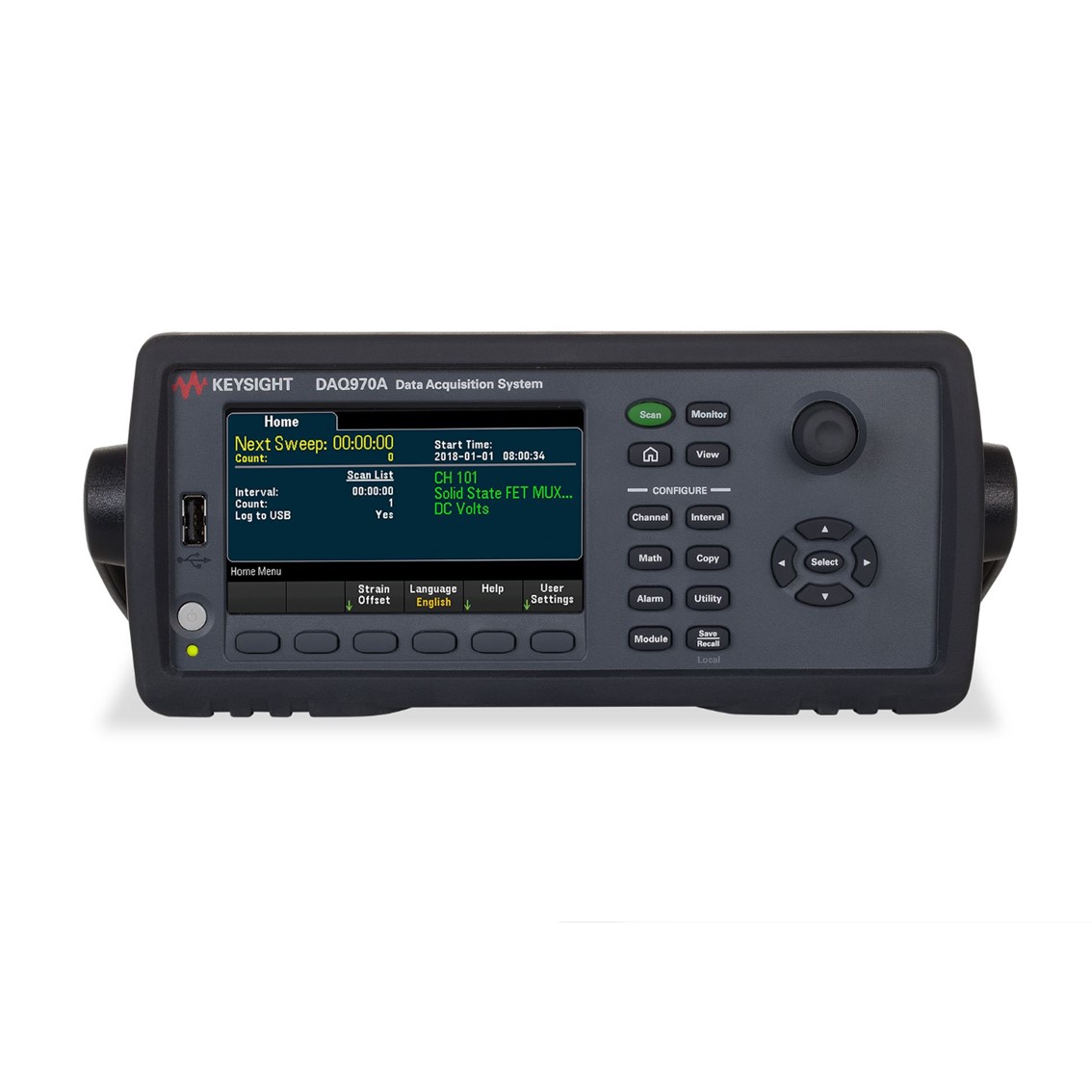 KEYSIGHT DAQ970A 데이터 수집 시스템, 6.5디지트, 0.003%,USB,LAN