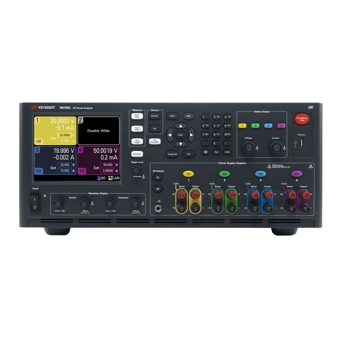 KEYSIGHT N6705C DC전력분석기,파워미터 메인프레임 USB/LAN/GPIB