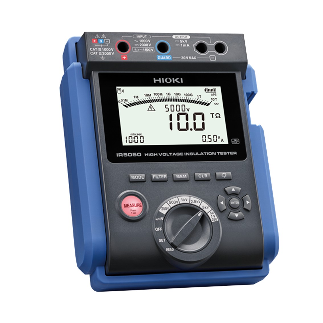 HIOKI IR5050 고전압 절연저항계 250V~5kV,무선,USB