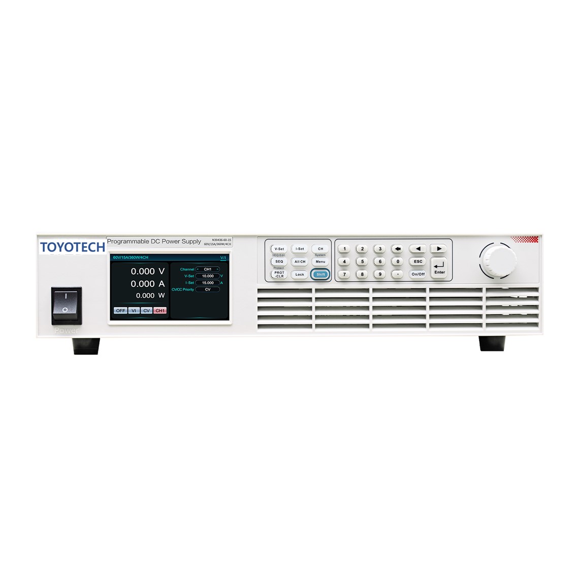 TOYOTECH N39460-60-15 4채널 DC파워서플라이 60V/15A/600W*4 DC전원공급기