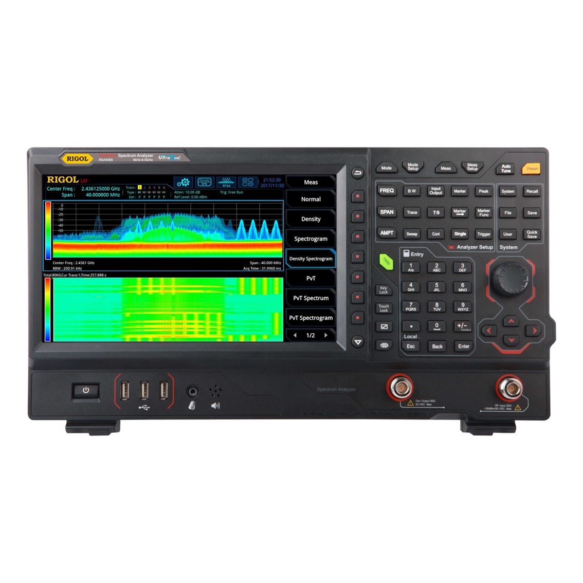 RIGOL RSA5032 9kHz-3.2GHz, SSB-108dBc, RBW 1Hz 스펙트럼 분석기