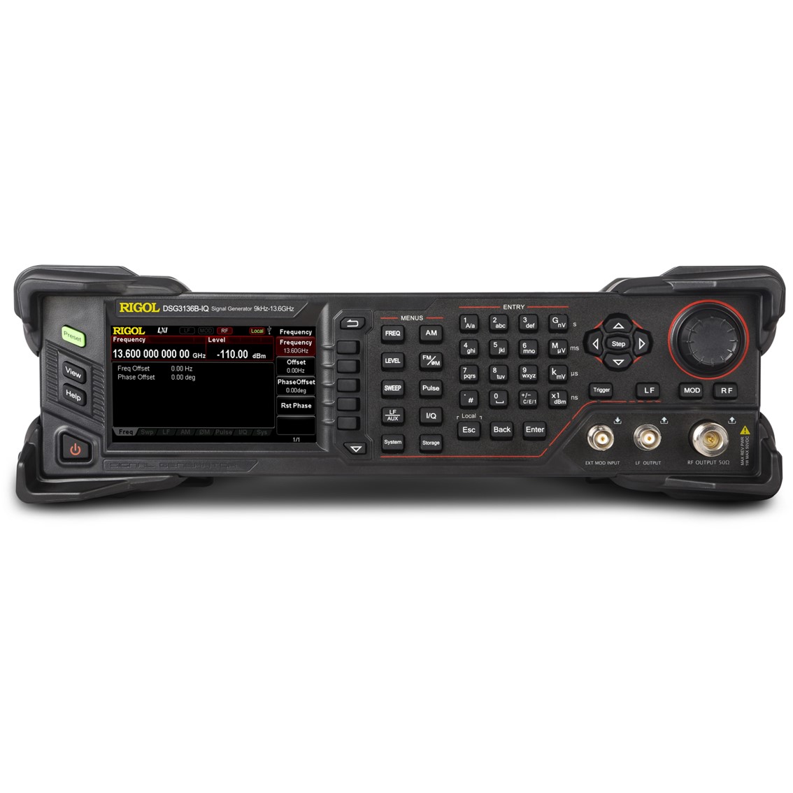 RIGOL DSG3136B RF신호발생기 13.6GHz AM,FM,øM 변조 표준(최대 3.6GHz의 반송파)