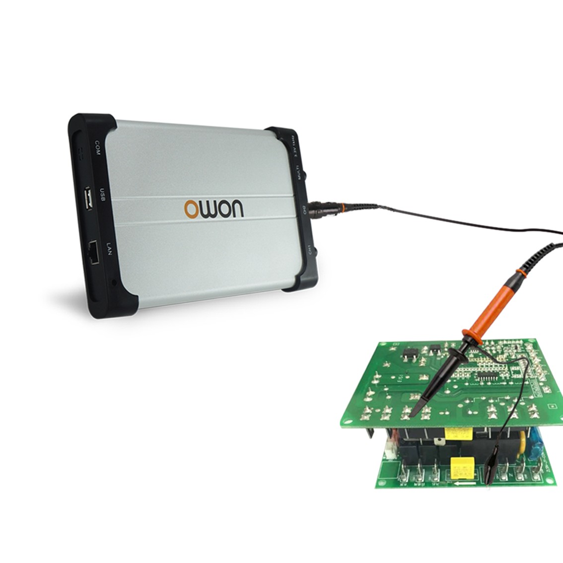 OWON VDS1022 2채널, 25MHz, 8비트 PC 오실로스코프