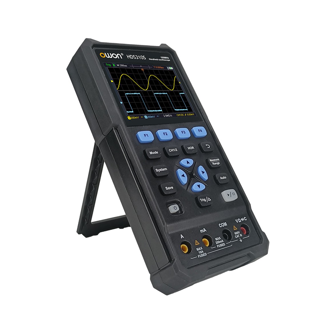 OWON HDS320S 2채널, 200MHz, 500MS/s, 8K 디지털 오실로스코프