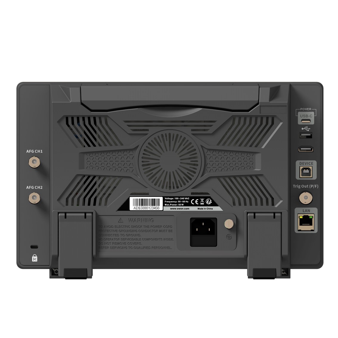 OWON ADS3354 4채널, 350MHz, 2.5GS, 8비트, 10인치 오실로스코프