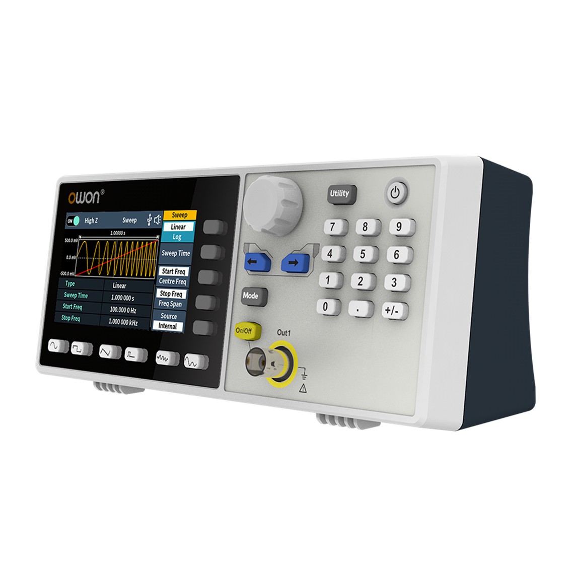OWON DGE1060 파형 발생기 1채널, 60MHz, 300MS/s, 14Bits, 8K 메모리